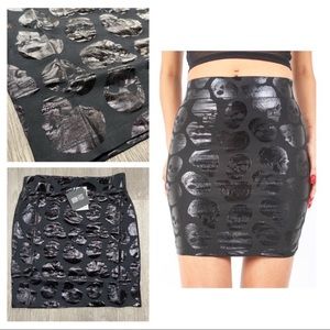Iron Fist Skullz Club Mini Skirt NWT XL